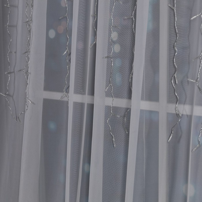 Гирлянда «Занавес» 2 × 1.5 м, IP20, прозрачная нить, 360 LED, свечение жёлтое, 8 режимов, 220 В Гирлянда «Занавес» 2 × 1.5 м, IP20, прозрачная нить, 360 LED, свечение жёлтое, 8 режимов, 220 В