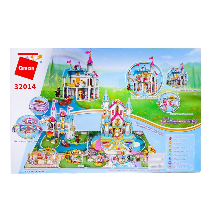 Конструктор Принцессы «Замок у водоема», 3 минифигуры и 605 деталей Конструктор Принцессы «Замок у водоема», 3 минифигуры и 605 деталей