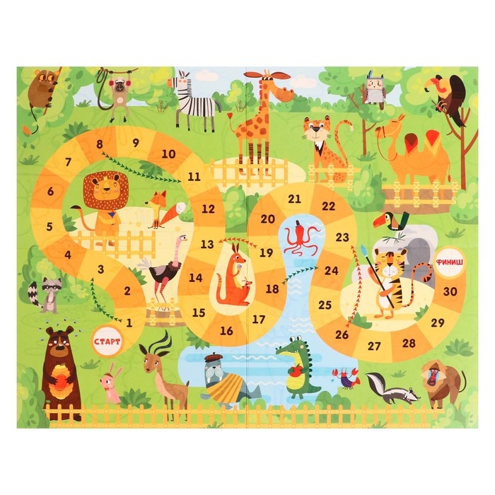 Настольная игра «Веселые ходилки», 4 в 1 Настольная игра «Веселые ходилки», 4 в 1