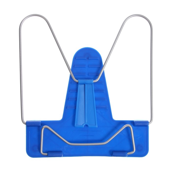 Подставка для книг Calligrata  Подставка для книг Calligrata "ПРЕСТИЖ", с пластмассовым упором, европодвес, синяя