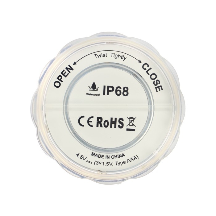 Светильник подводный с выключателем, 10LED, 3 Вт, IP68, RGB, от батареек 3*ААА (не в компл.)   99494 Светильник подводный с выключателем, 10LED, 3 Вт, IP68, RGB, от батареек 3*ААА (не в компл.)   99494