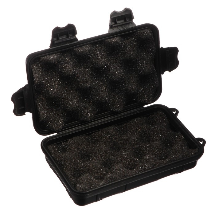 Водонепроницаемый туристический кейс, 13,5 х 8 см, черный Водонепроницаемый туристический кейс, 13,5 х 8 см, черный