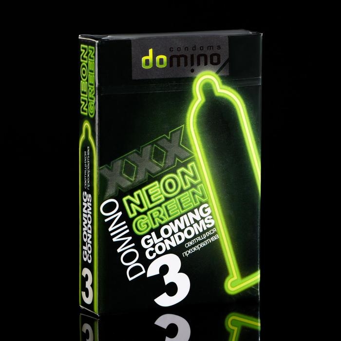 Презервативы Domino neon green, 3 шт. Презервативы Domino neon green, 3 шт.