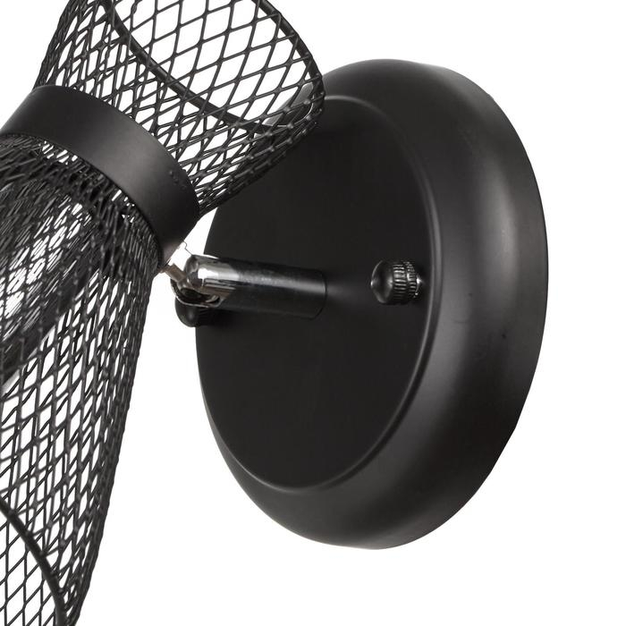 Бра 662413/1 40Вт E14  черный 18х12х18 см Бра 662413/1 40Вт E14  черный 18х12х18 см