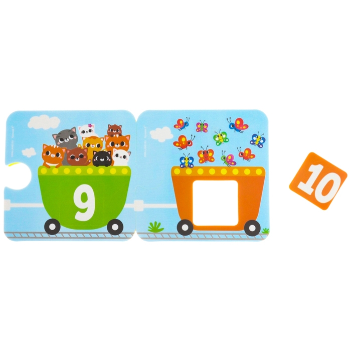 Мягкий пазл для малышей &laquo;Счёт и цвет&raquo;, 20 деталей, Крошка Я