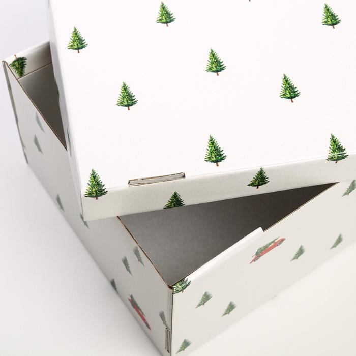 Коробка подарочная новогодняя складная «Новый год», 31,2 х 25,6 х 16,1 см, Новый год Коробка подарочная новогодняя складная «Новый год», 31,2 х 25,6 х 16,1 см, Новый год