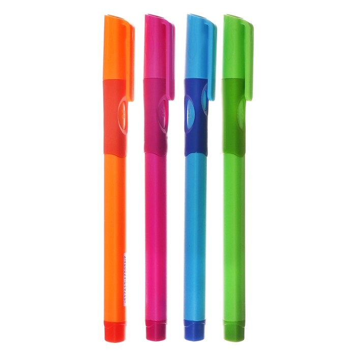 Набор шариковых ручек 12 штук, 0,7мм, корпус с резиновым держателем, чернила синие, МИКC Набор шариковых ручек 12 штук, 0,7мм, корпус с резиновым держателем, чернила синие, МИКC