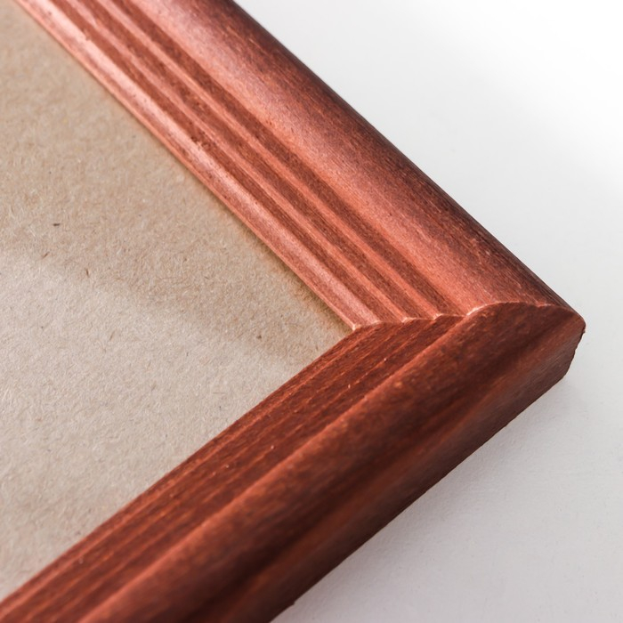 Фоторамка сосна с20 махагон 40х60 см (пластиковый экран)