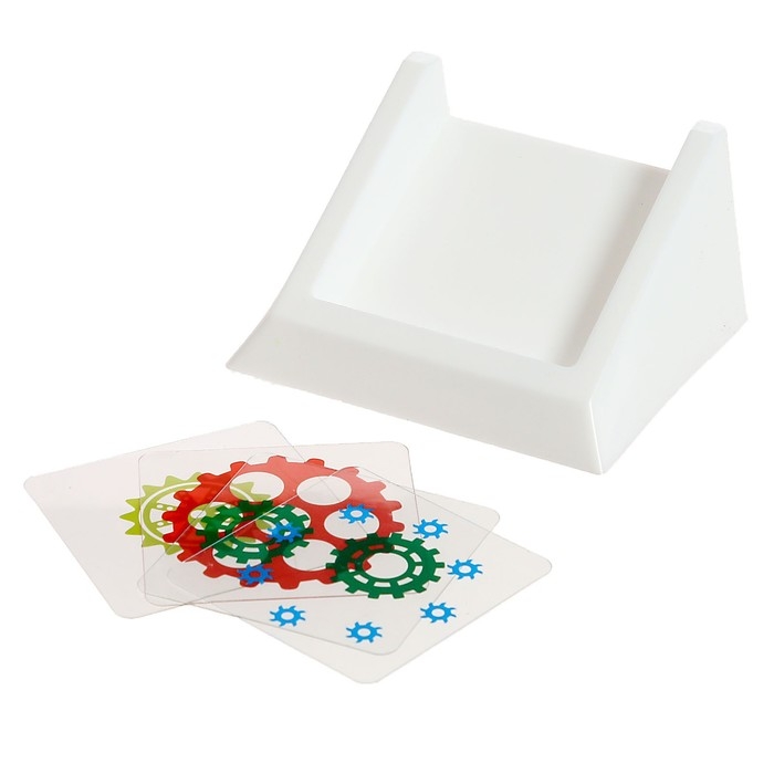 Настольная игра-головоломка «Умные фигуры. Задания с шестерёнками», от 1 игрока, 5+ Настольная игра-головоломка «Умные фигуры. Задания с шестерёнками», от 1 игрока, 5+