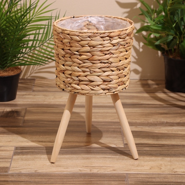 Набор плетёных кашпо, 3 шт, высота 36х36х56 см Набор плетёных кашпо, 3 шт, высота 36х36х56 см