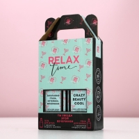 Подарочный набор ЧИСТОЕ СЧАСТЬЕ RELAX TIME: гель для душа и пена для ванны виски, 2х250 мл