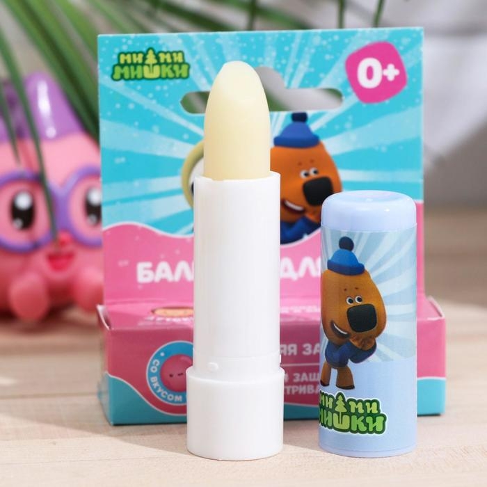 Бальзам для губ детский Ми-Ми-Мишки зимняя забота со вкусом бабл-гам, 4.2 г Бальзам для губ детский Ми-Ми-Мишки зимняя забота со вкусом бабл-гам, 4.2 г