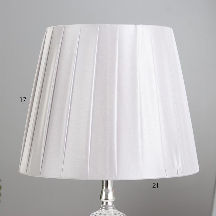 Настольная лампа с подсветкой Настольная лампа с подсветкой "Анфия" Е27 40Вт хром 21х21х35 см