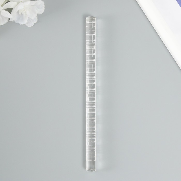 Скалка для творчества акрил Скалка для творчества акрил "Плетённая корзина" 16х1 см