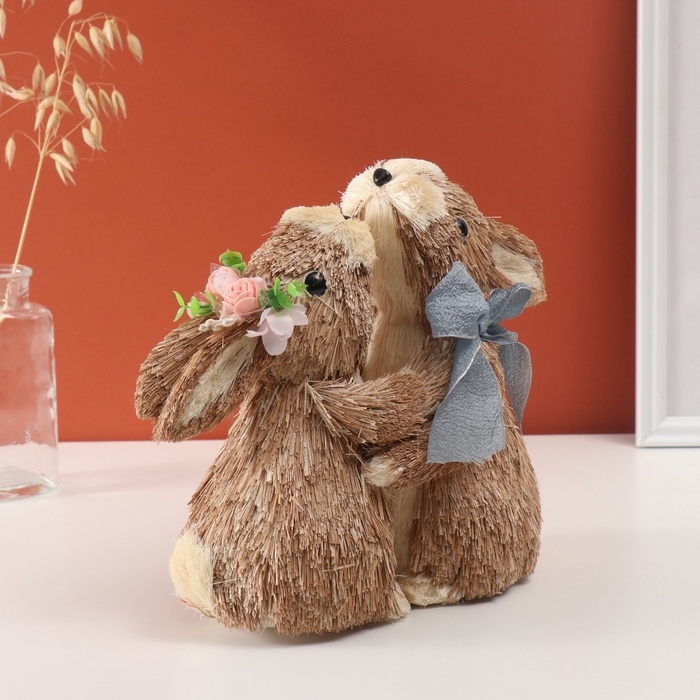 Декор Декор "Два зайчика обнимаются" 12х24х25 см