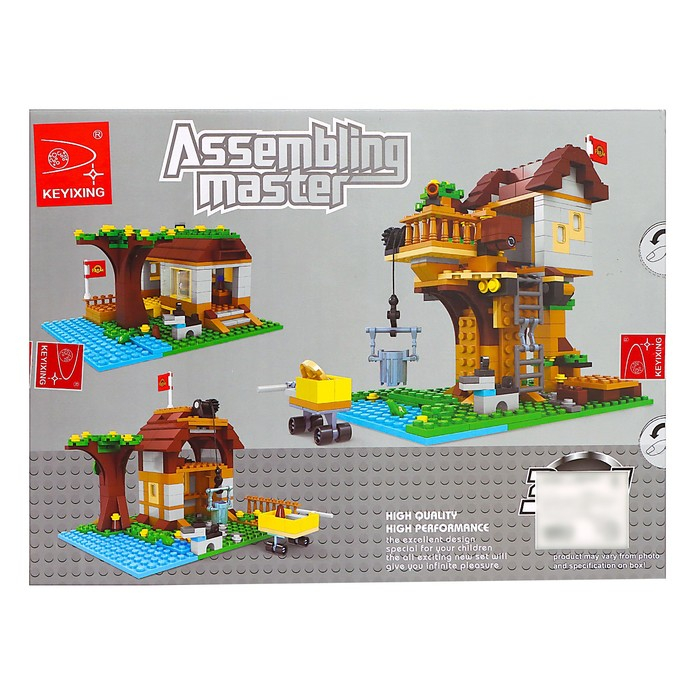 Конструктор &laquo;Загородный дом&raquo;, 3 в 1, 386 деталей