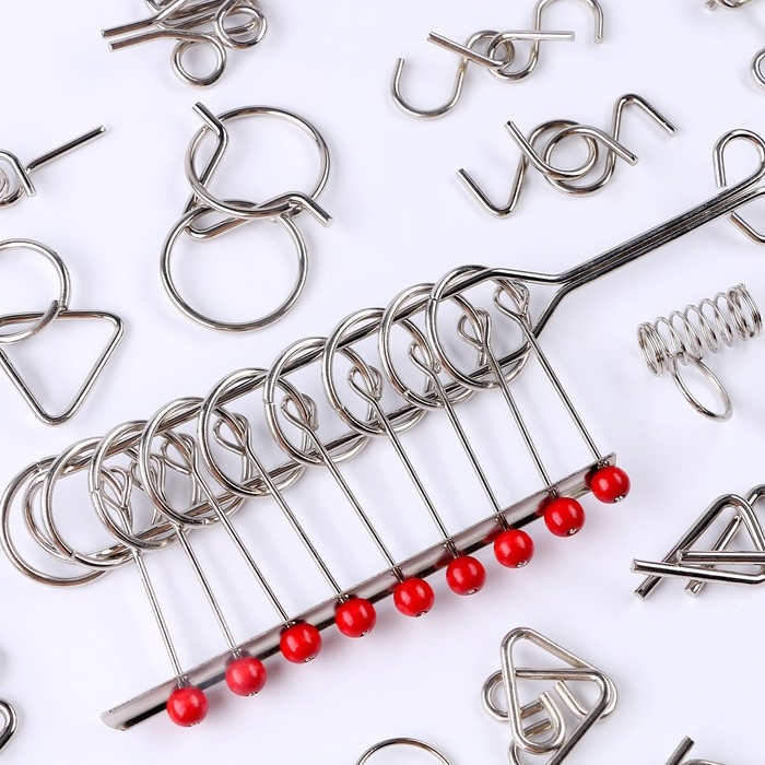 Металлическая головоломка 30 шт Металлическая головоломка 30 шт "Корея"