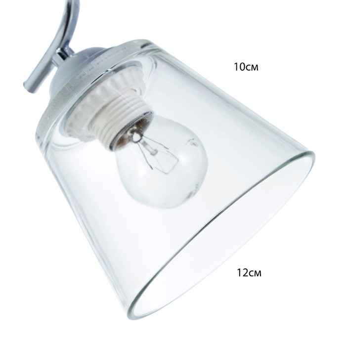 Люстра Люстра "Аиша" 3хЕ27 40Вт хром 50х50х27 см BayerLux