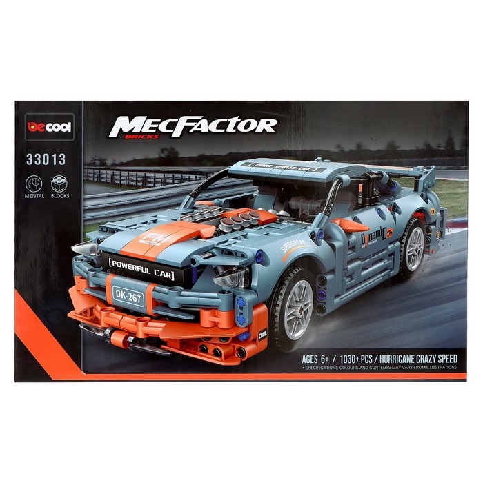 Конструктор Техно &laquo;Ураган&raquo;, 1030 деталей