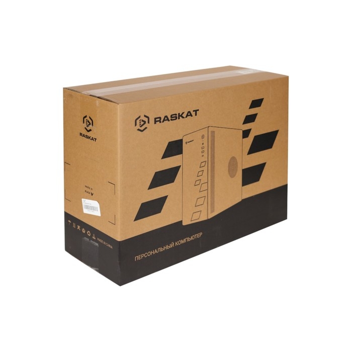Компьютер Raskat Standart 300, i3 12100, 16 Гб, SSD 480 Гб, Intel UHD, noOS, белый