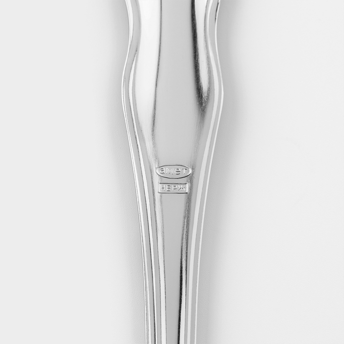 Ложка столовая &laquo;Новинка-1&raquo;, h=19.5 см, толщина 1 мм, цвет серебряный