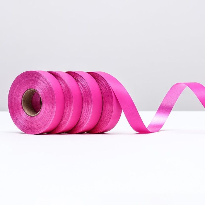Лента полипропиленовая Лента полипропиленовая "Matte" для декора и подарков, малиновая, 2 см х 50 м