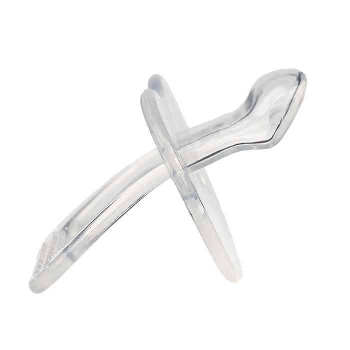 Соска - пустышка цельносиликоновая ортодонтическая, от 3 мес., цвет прозрачный Соска - пустышка цельносиликоновая ортодонтическая, от 3 мес., цвет прозрачный