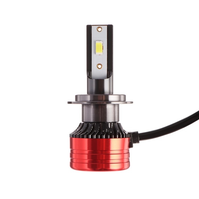 Автолампа светодиодная Н7, 12 В, 30 Вт, 2160 Лм, провод 20 см, свет белый, 2 шт Автолампа светодиодная Н7, 12 В, 30 Вт, 2160 Лм, провод 20 см, свет белый, 2 шт