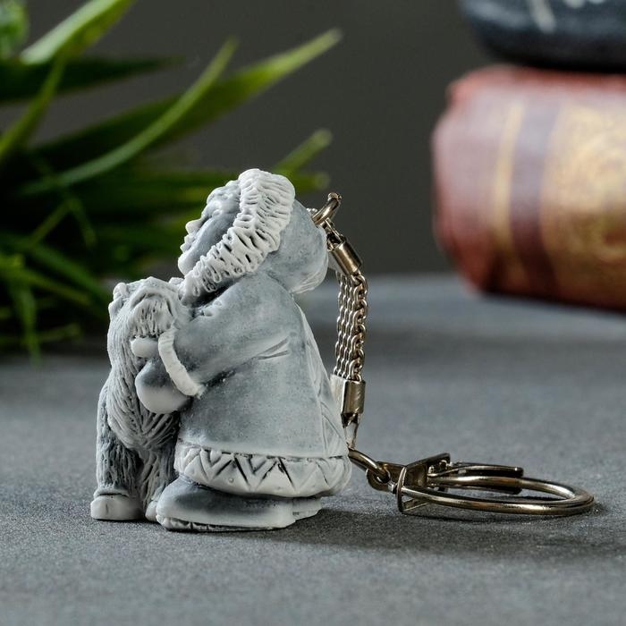 Брелок  Брелок "Девочка с олененком" 4см