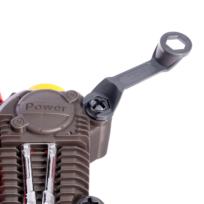 Конструктор «Двигатель внутреннего сгорания», световые и звуковые эффекты, 31 деталь Конструктор «Двигатель внутреннего сгорания», световые и звуковые эффекты, 31 деталь