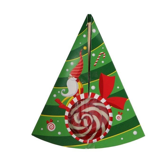 Новый год. Карамель леденцовая фигурная Sweet Ness "Новогодняя открытка", 30 г