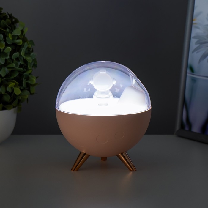 Ночник увлажнитель Ночник увлажнитель "Космонавт" LED USB АКБ 13х13х15,5 см RISALUX