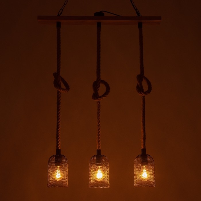 Светильник Светильник "Эндо" 3хЕ27 40Вт черный 70х11,5х60-140 см