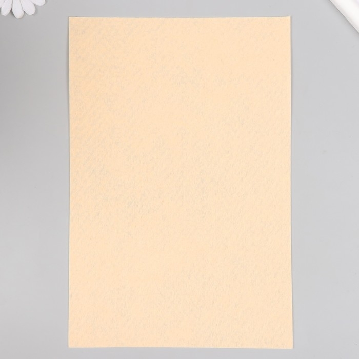 Фетр жесткий 1 мм Фетр жесткий 1 мм "Песочный" набор 10 листов формат А4