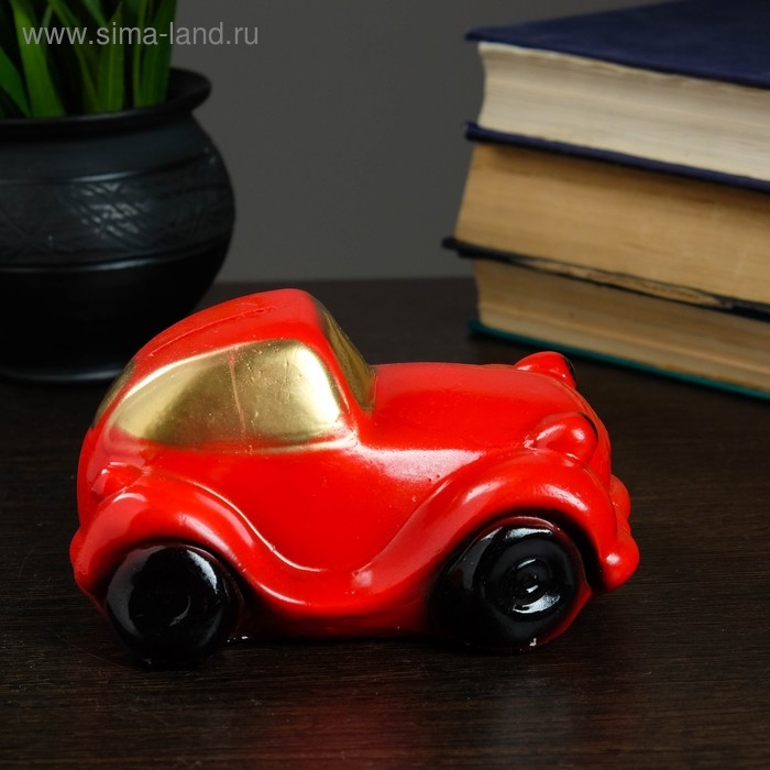 Копилка  Копилка "Машина" красная, 13х8см