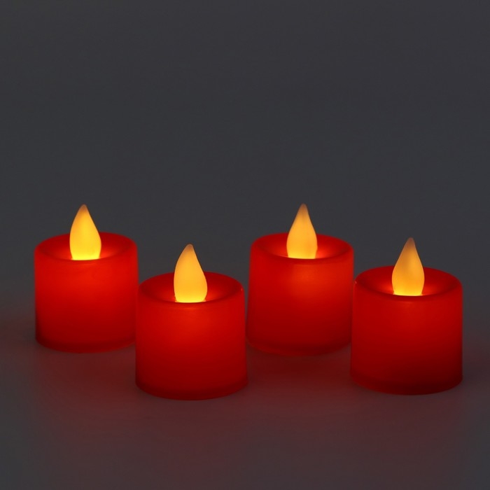 Свечи светодиодные «LED Candle», 4 шт., d=3.5, модель AR-0005