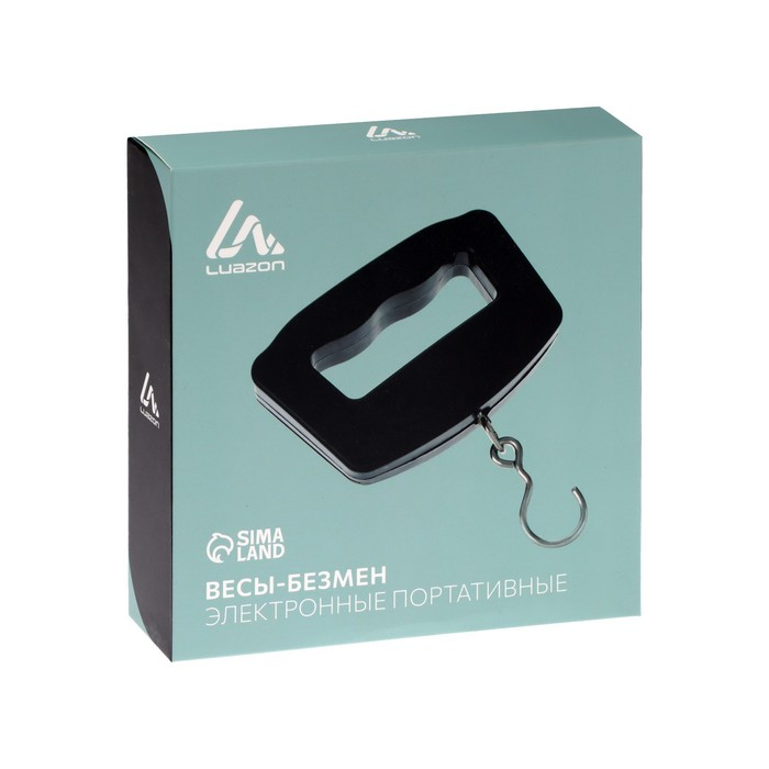 Весы-безмен Luazon LV-506, электронный, до 50 кг, точность до 10 г, подсветка, чёрный Весы-безмен Luazon LV-506, электронный, до 50 кг, точность до 10 г, подсветка, чёрный