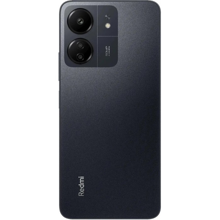 Смартфон Xiaomi Redmi 13C, 6.74", 4Гб, 128Гб, 50 Мп, 2 Мп, 2 Sim, LTE, NFC, 5000мАч, черный