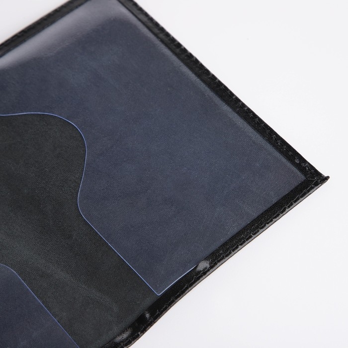 Обложка для паспорта, цвет чёрный Обложка для паспорта, цвет чёрный