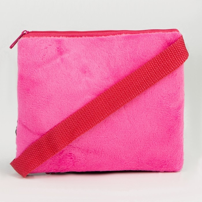 Сумка детская для девочки с пайетками Сумка детская для девочки с пайетками "Самая милая", на молнии, цвет розовый, 17,5х0,5х14,5 см