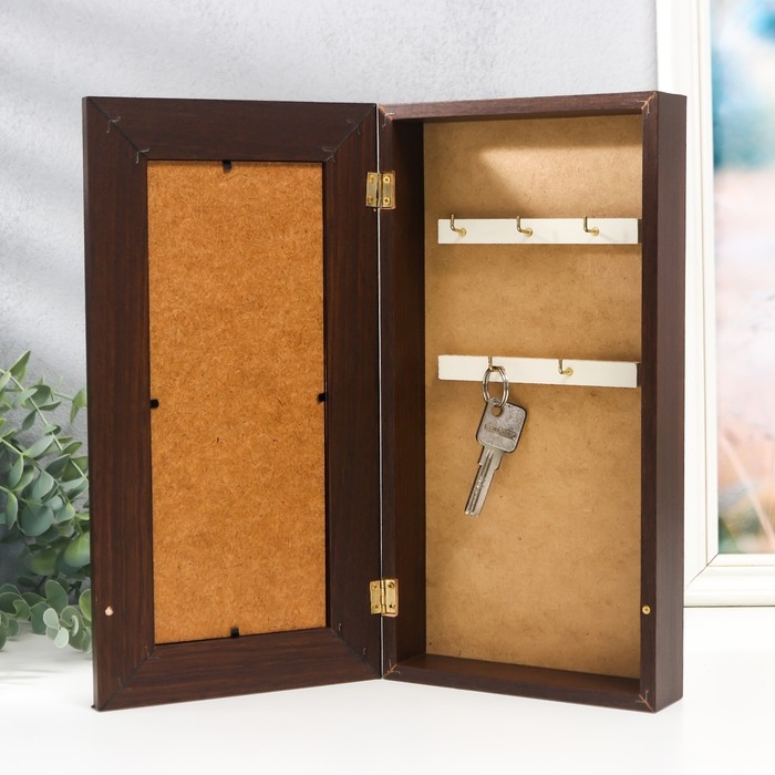 Ключница Ключница "Перо" венге 16х31 см МИКС