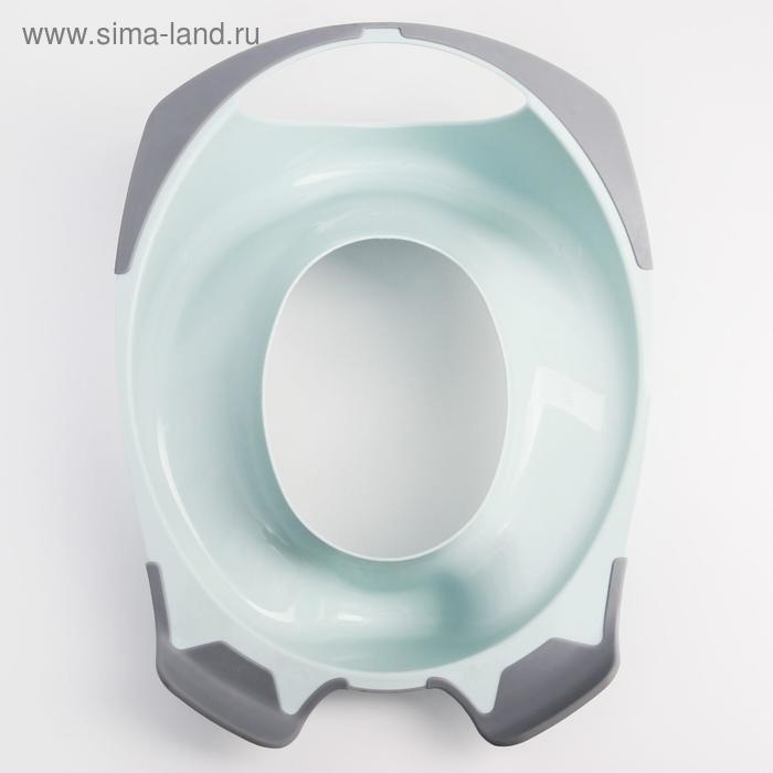 Детская накладка - сиденье на унитаз «Слоник» антискользящая, цвет голубой Детская накладка - сиденье на унитаз «Слоник» антискользящая, цвет голубой