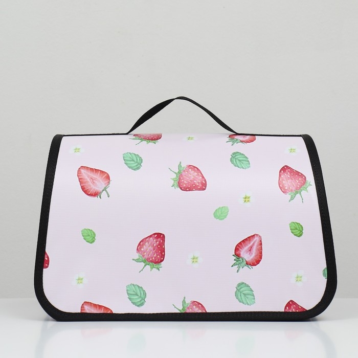 Сумка - переноска для животных  Сумка - переноска для животных "Клубничка", каркасная, 40 х 25 х 25 см