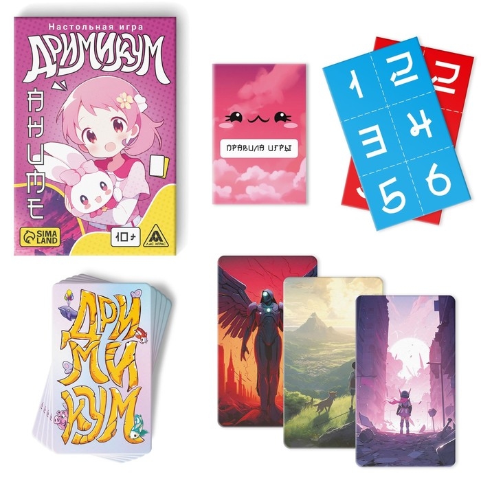 Настольная игра «Дримикум. Аниме» , 80 карт, 10+ Настольная игра «Дримикум. Аниме» , 80 карт, 10+