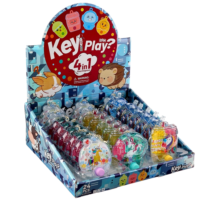 Водная игра «Пузырьки» на брелоке, виды МИКС Водная игра «Пузырьки» на брелоке, виды МИКС