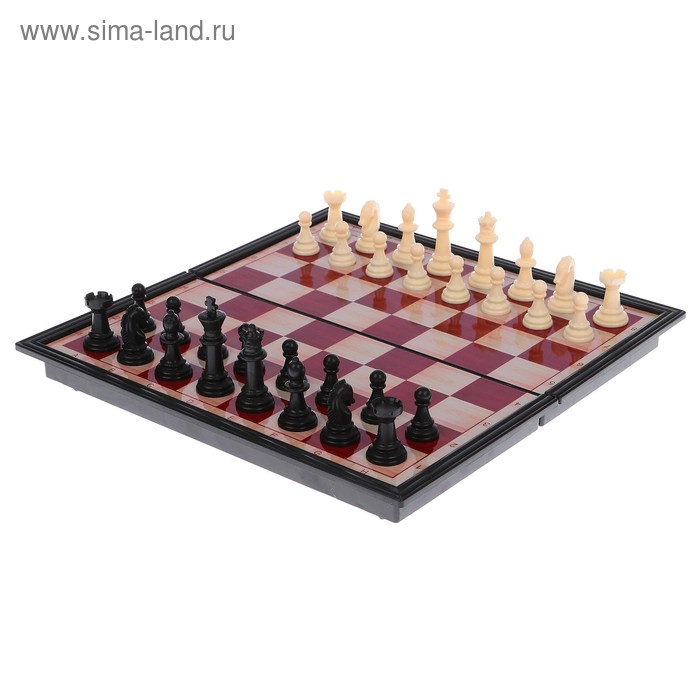 Шахматы настольные магнитные, 24 х 24 см