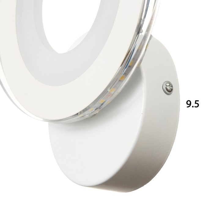 Бра "Круг" LED 12Вт 3000-4000К белый 24х19х4 см