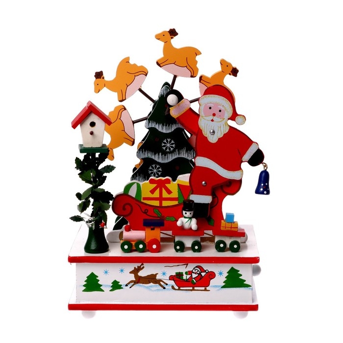 Новогодний сувенир «Карусель» 14 × 10 × 21 см Новогодний сувенир «Карусель» 14 × 10 × 21 см