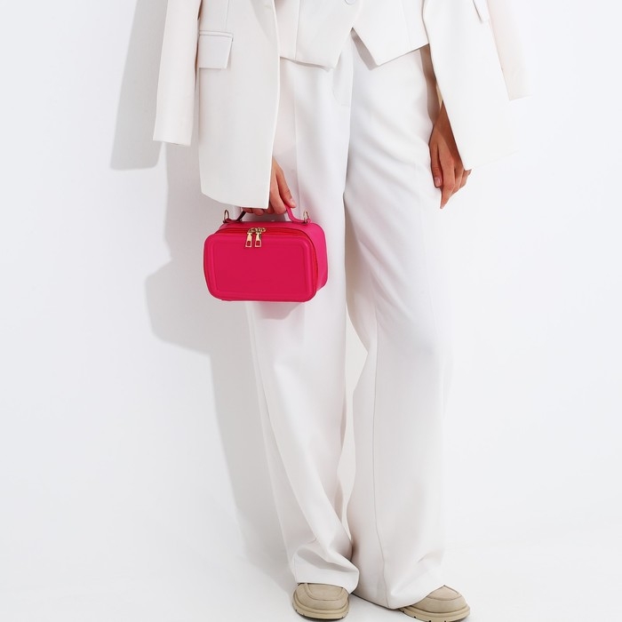 Сумка кросс-боди на молнии, цвет розовый Сумка кросс-боди на молнии, цвет розовый