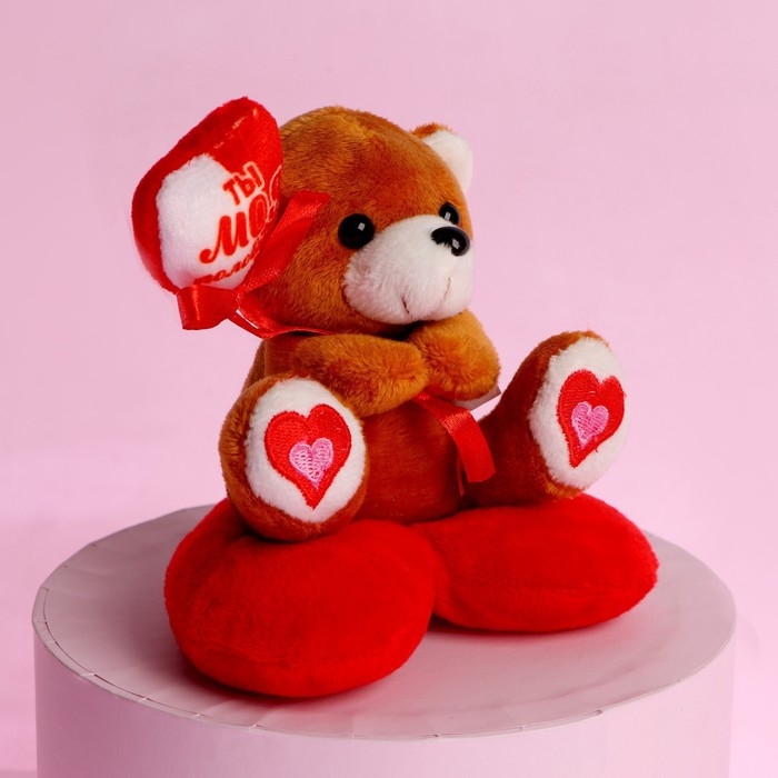Мягкая игрушка «Ты - моя половинка», медведь, цвета МИКС Мягкая игрушка «Ты - моя половинка», медведь, цвета МИКС